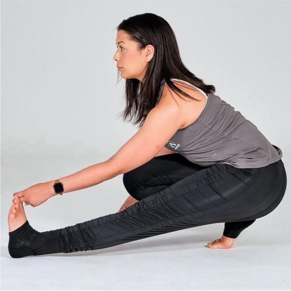 AGOGIE +20 Resistance Workout Pants Black Size L - Picture 3 of 11